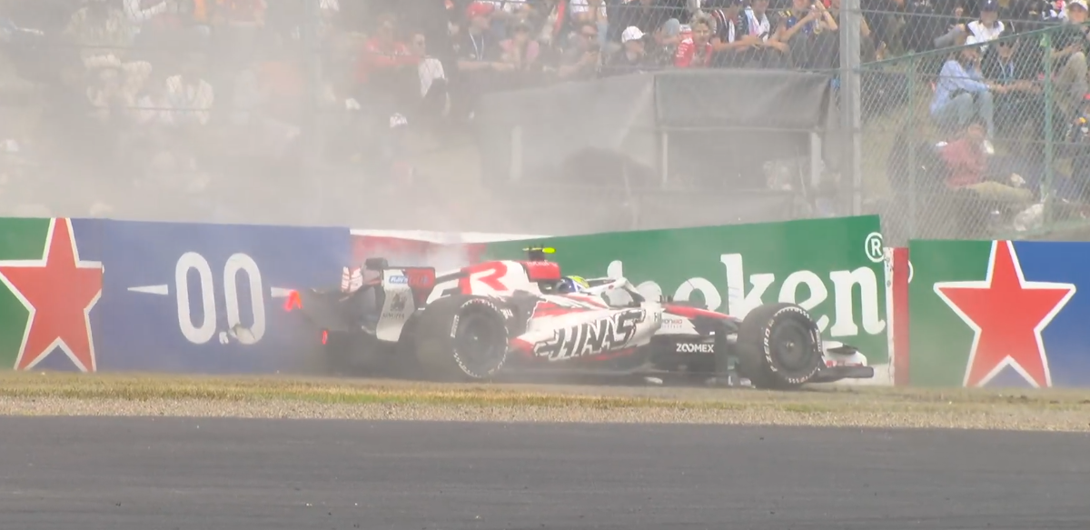 Bearman heavy crash into barriers - Japan GP 2026