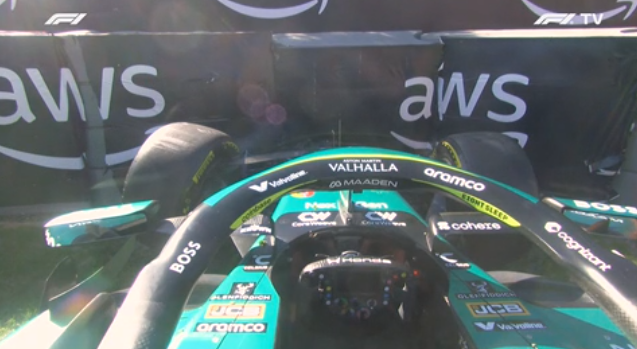 Alonso Crash Q1 Sprint Canada GP