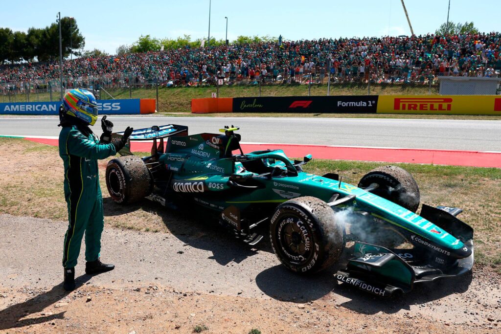 Alonso Barcelona GP DNF