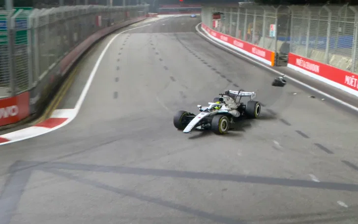 Perez Singapore crash